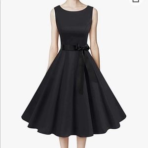 Black Retro Iconic Dress